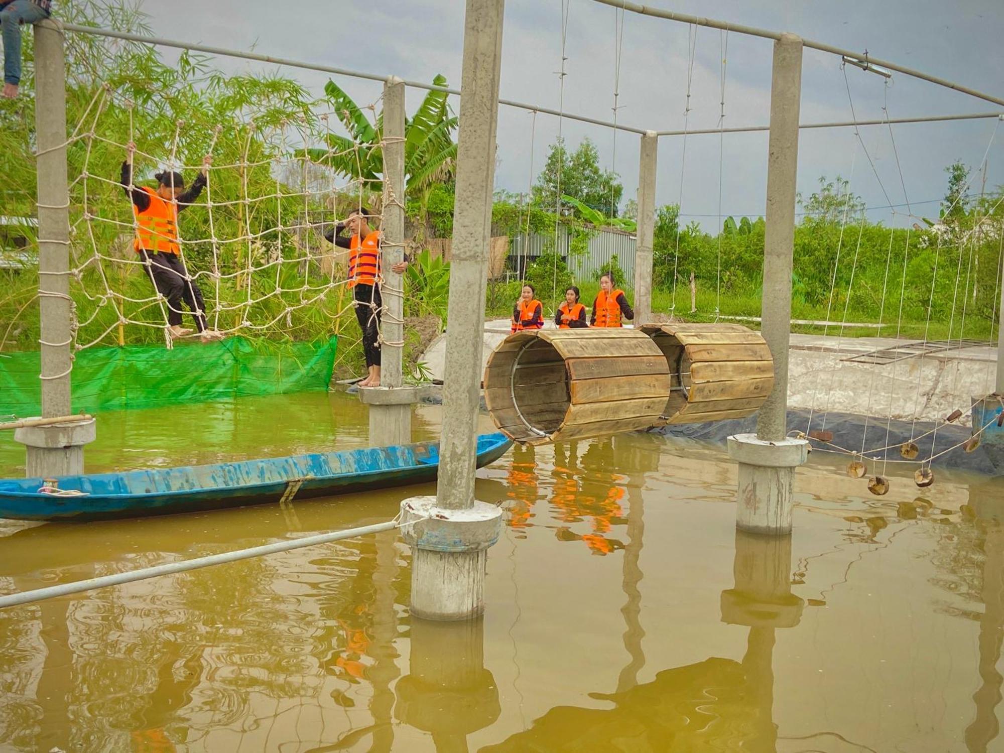 Bungalow - Farmstay Hoa Rung U Minh Cà Mau Kültér fotó